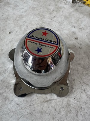 American Racing Chrome Old Style Torq Thrust Center Cap Two Star 898008