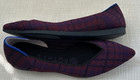 NWOT Rothy's The Point Flat Shoes ~ Cranberry Plaid ~ 5 — photo 6