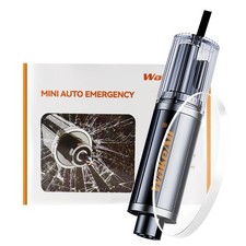 Window Breaker Seatbelt Cutter, Emergency 2  in  1 Car Escape Keychain Tool, Sa...