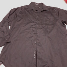 Mens Black wrinkle resistant dress shirt sz Large 16-161/2 32/33