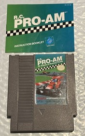 Nintendo R.C. Pro-Am NES Game with Box & Manual Tested Authentic Cib