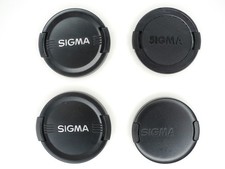 Lot Of 4x Sigma Front Camera Lens Caps 52mm x2 / 55mm x1 / 58mm x1