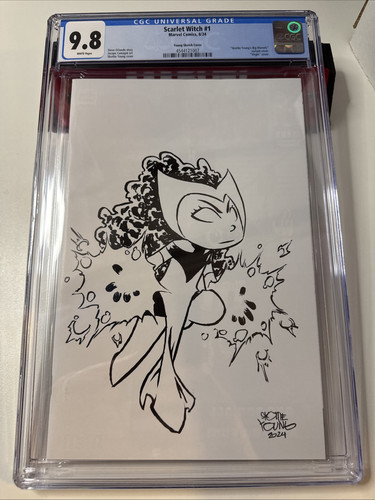Scarlet Witch #1 (2024) 1:50 Young Virgin Variant CGC 9.8, Combine Shipping - Picture 1 of 6