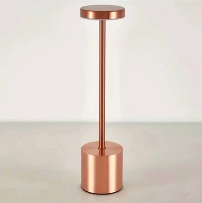 Wiederaufladbare Akku LED Tischlampe Dimmbar, USB Tragbar, Metall Schreibtischleuchte, 