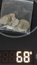 68g Silver World Coin Lot 1643 France Louis XIII Italy 1863 Vatican Swiss ..