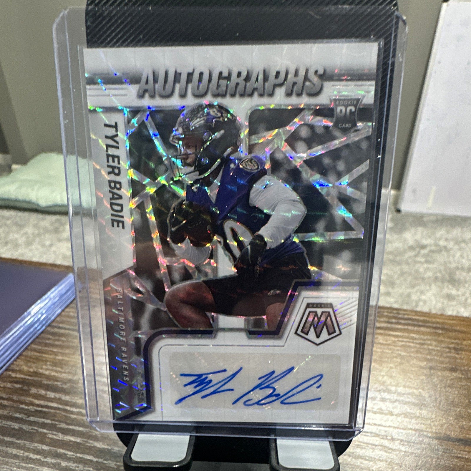Tyler Badie Panini Mosaic Rookie Autograph Mosaic #RAMTBA Base