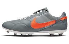 Nike Premier 3 Fg 'Smoke Grey Safety Orange' Men AT5889-003 New Authentic