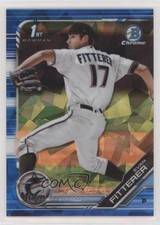 2019 Bowman Chrome Draft Sapphire Edition Blue 78/99 Evan Fitterer #BDC-68 pl5