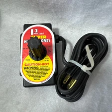 Vtg Phillips Temro Super Heat Magnet 1987 Plug In Block Heater USA Zero Start