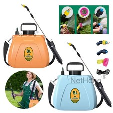 8L Electric Garden Sprayer Pressure Foam Sprayer Weed Chemical Water Bottle UK