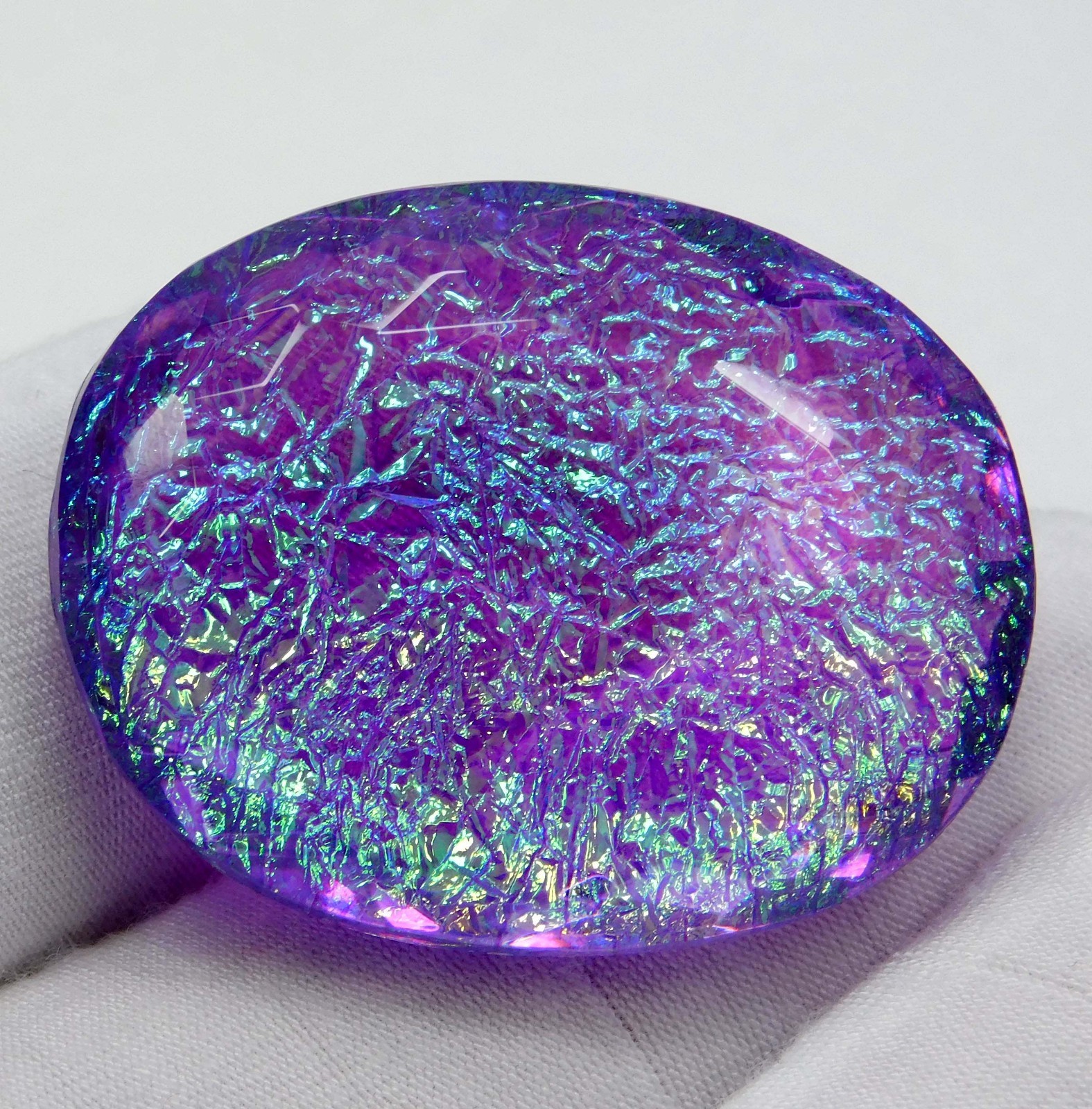 92.45 Ct Natural Monarch Fire Opal Doublet – Oval Cut Certified Loose Gemstone