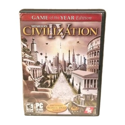 Sid Meier's 4 Civilization Game of the Year Edition PC Game 2006 (Complete, CIB)