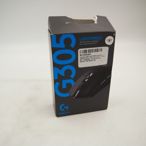 LOGITECH G305 LIGHTSPEED WIRELESS GAMING MOUSE - BLACK 910-005280 - 第 3/4 張圖片