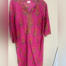 Diza Kurta cotton vibrant block print size M