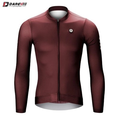Aero Pro Radtrikot Langarm Slim Fit MTB Bike Top Jersey atmungsaktiv