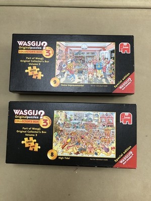 Wasgij High Tide + Home Improvements 1000 Teile Puzzle - separate Boxen