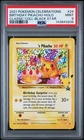 Birthday Pikachu Holo 24 Celebrations Classic Collection Pokemon PSA 9 *206