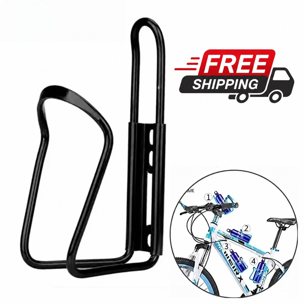 Bike Water Bottle Cages Bicycle Lightweight Aluminum Alloy Bottle Holder