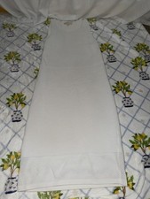 Michael Kors Women XL White Knit Midi Dress Sleeveless Bodycon Stretch Textured