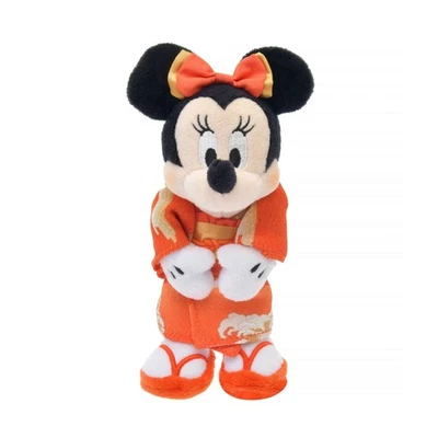 Japan Tokyo Disney Store Minnie Plüschtier Schlüsselanhänger Kimono Japan... - Bild 1 von 4