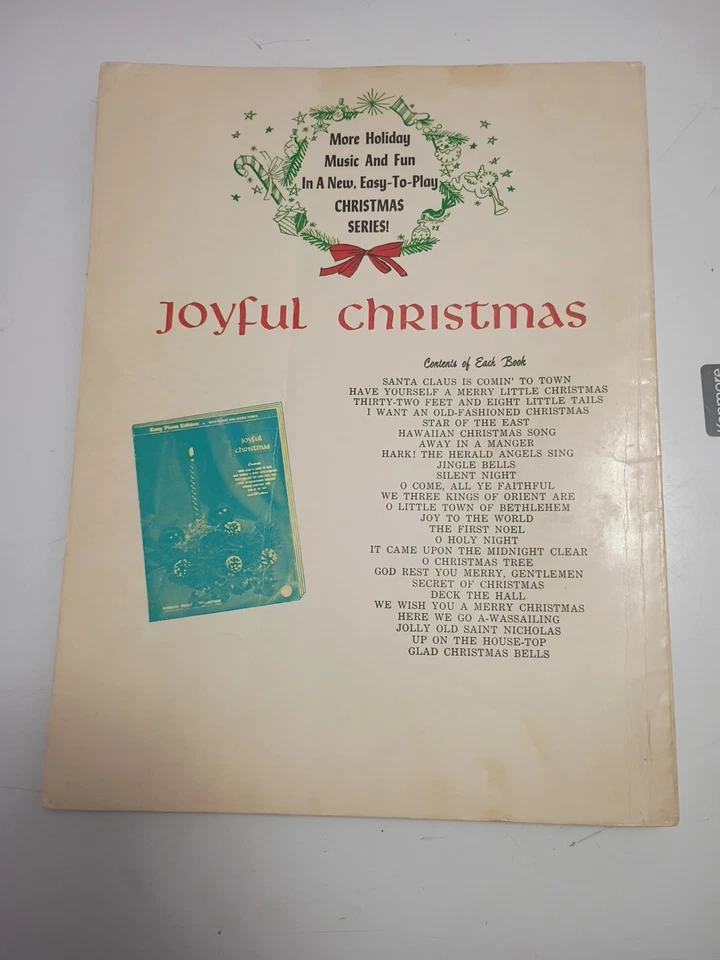 Cancionero de órgano vintage 104 canciones gigantes de Navidad palabras acordes música buen estado. Foto 2 de 4