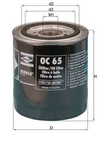 Knecht OC 65 ÖLfilter For Fiat Ford Great Wall Lancia Tata