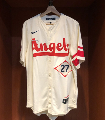 Mike Trout Los Angeles Angels City Connect Jersey Stitched Men's S-3XL