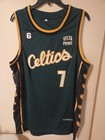 Jaylen Brown #7 Autographed Champions Of Gold Boston Celtics Custom Jersey Auth — photo 2