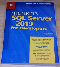 Murach's SQL Server 2019 for Developers by Joel Murach  Bryan Syverson Great 