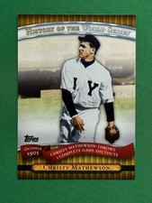 2010 Topps Baseball History of the World Series #HWS1 Christy Mathewson