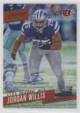 2017 Prestige Rookie Xtra Points Gold Signatures 22/50 Jordan Willis Auto 0c2