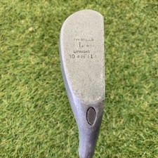 Antique The Mills L Model Putter Long Head Hickory RH 35.5" D8 1900 VERY GOOD
