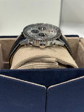 BREITLING AB0138241G1P1 NAVITIMER B01 CHRONOGRAPH SILVER DIAL BLACK LEATHER 43MM 3