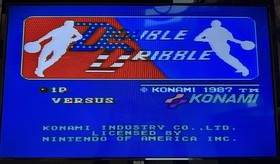 Double Dribble (Nintendo Entertainment System NES 1985) Tested and Working!