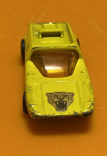 VINTAGE 1971 MATCHBOX LESNEY superschneller MOD ROD seltener Tiger Aufkleber Original altes Auto - Bild 3 von 7