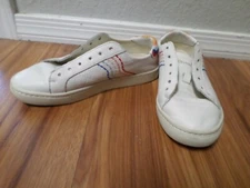 Soludos Retro Rainbow stripe stitching sneakers size 6