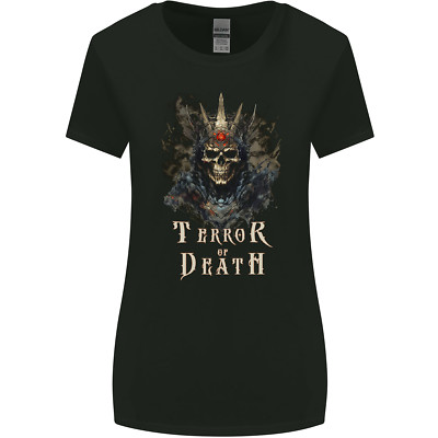 Terror of Death Skull Demon Damen T-Shirt breiter geschnitten