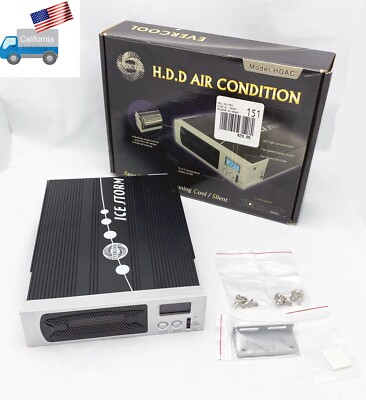 EVERCOOL HDAC Aluminum H.D.D Cooling Heatsink w/ LCD Display in 5.25'' Drive Bay
