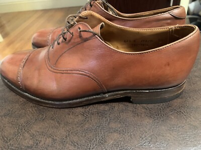Handcrafted Barrier Ltd made in England dress shoes size 10.5 Barrie Ltd Leather Brown Cap Toe Dress Shoes Men main image 3