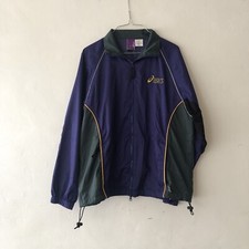 Vintage Women  s Asics Running Windreaker Large