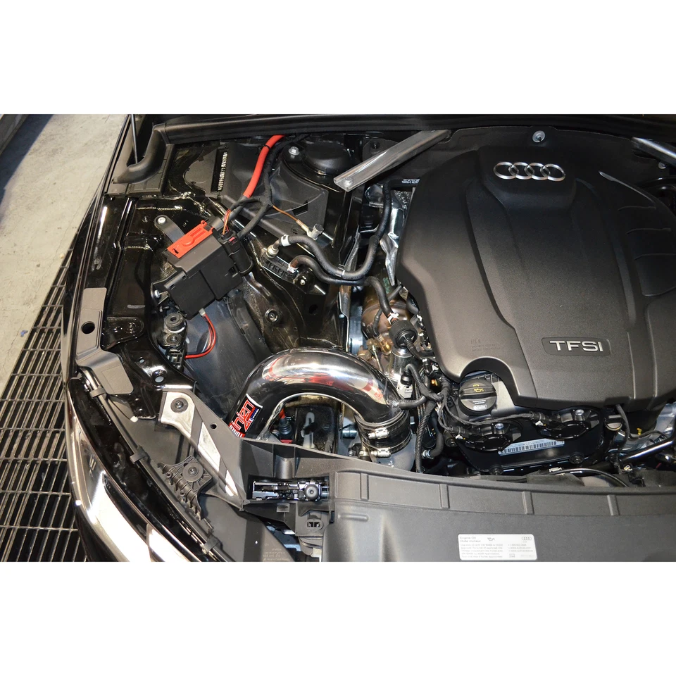 Sistema de admisión de aire frío de aluminio Injen SP3087WR para 17-21 Audi A4 / 18-20 A5 2,0 L Foto 3 de 4