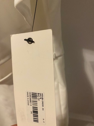 Rare London White Woven Dress - Picture 3 of 3