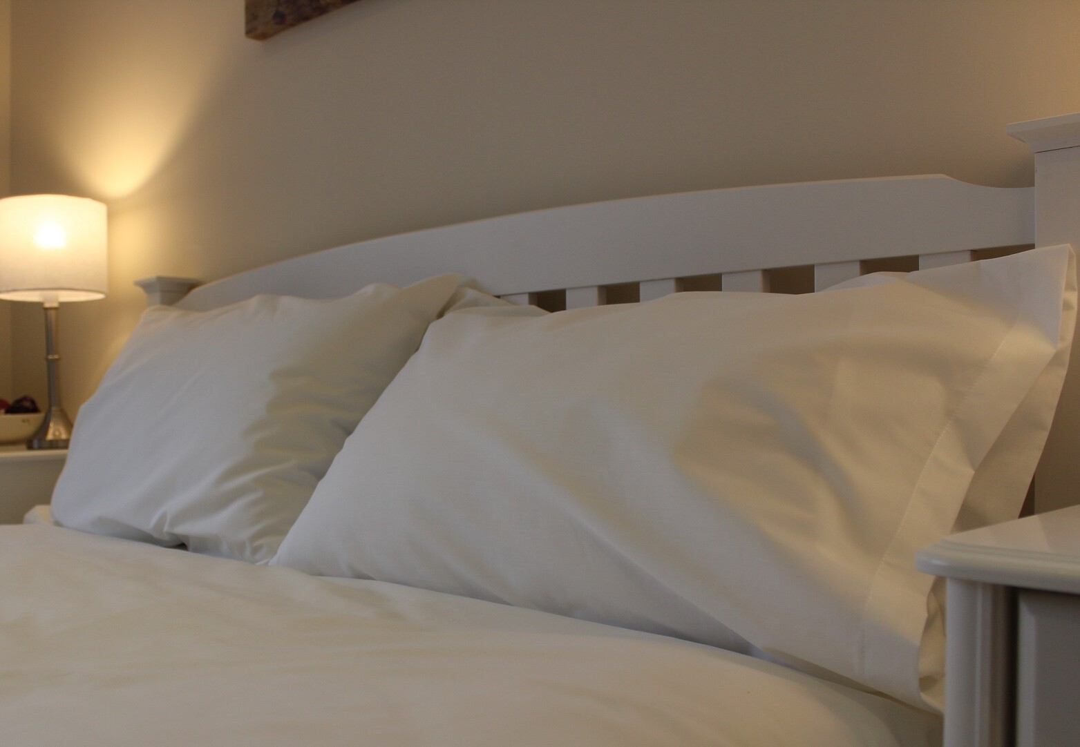 White Cotton Rich Hotel Quality Bed Linen Flat Sheet Or Pillow Cases