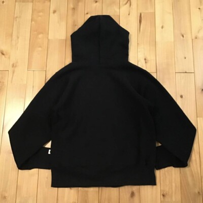 A bathing ape × swarovski × champion BAPE × CHAMPION Blue Swarovski Pullover hoodie Navy A