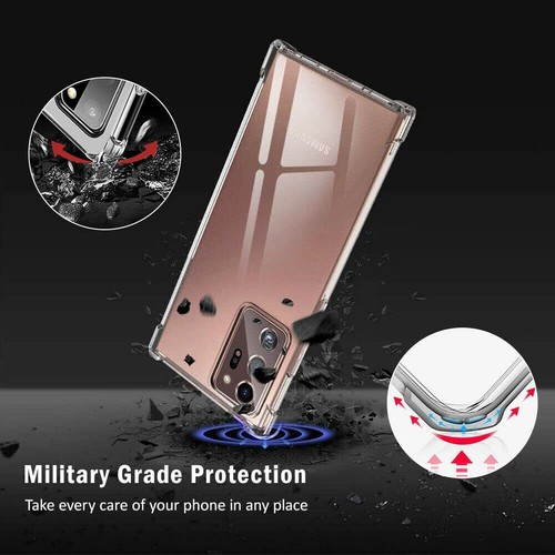 Coque téléphone pour Samsung Galaxy Note 20 Ultra 10 Plus + écran en verre trempé - Photo 8 sur 38