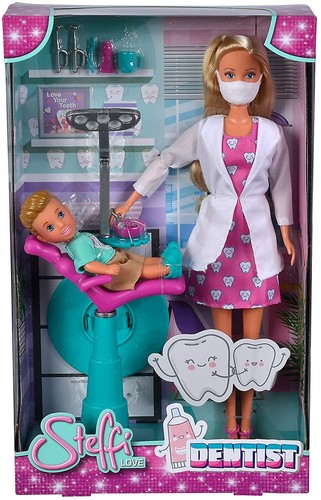 Steffi Love Child Dentist Doll Playset Blonde with Acessories 11 1/2" Simba Toys - Picture 10 of 11