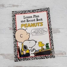 Paper Magic Peanuts Gang Snoopy Lesson Plan and Record Book Teacher Student