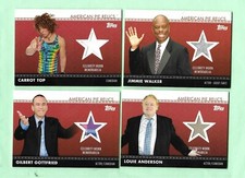 GILBERT GOTTFRIED LOUIE ANDERSON 2011 Topps AMERICAN PIE Worn (4) COMEDIC Relics