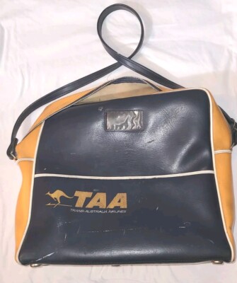 バッグ taa Vintage/Retro TAA Trans-Australia Airlines Vinyl Bag. Nice Pre