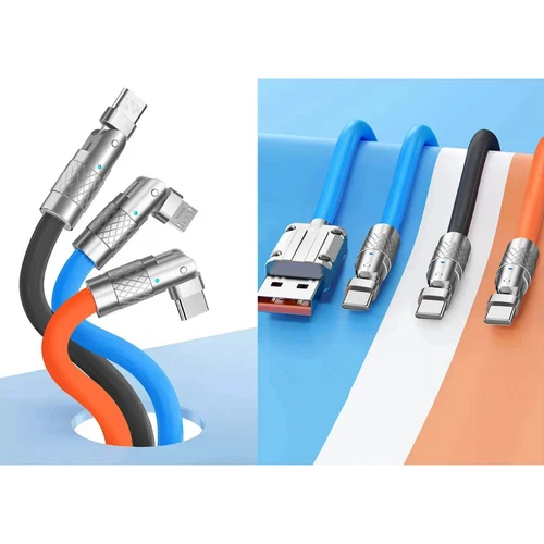 6A Super Fast Charging Charging Cable Lead 180° Rotation USB to Type C